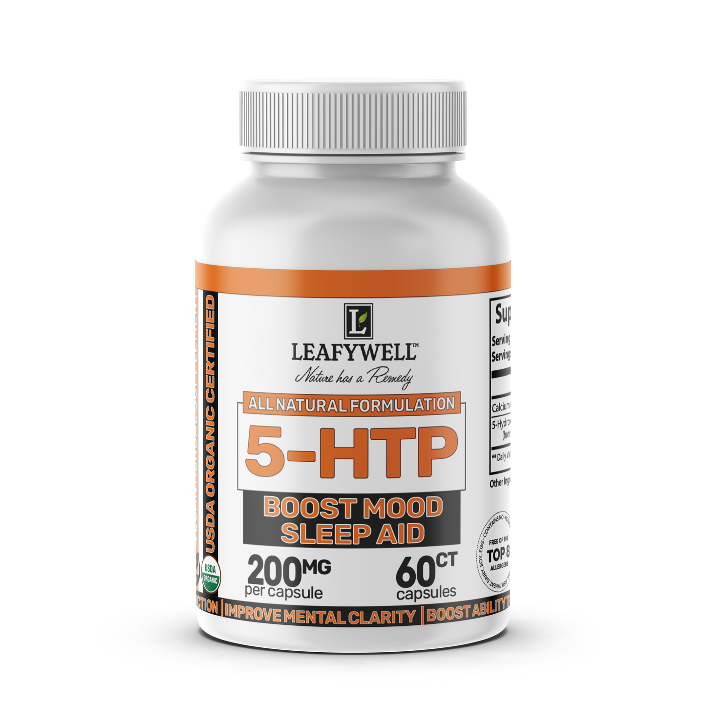 5‑HTP – Boost Mood & Sleep Aid – 60 Capsules