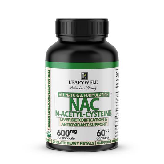 NAC – N‑Acetyl‑Cysteine Liver Detoxification & Antioxidant Support – 60 Capsules