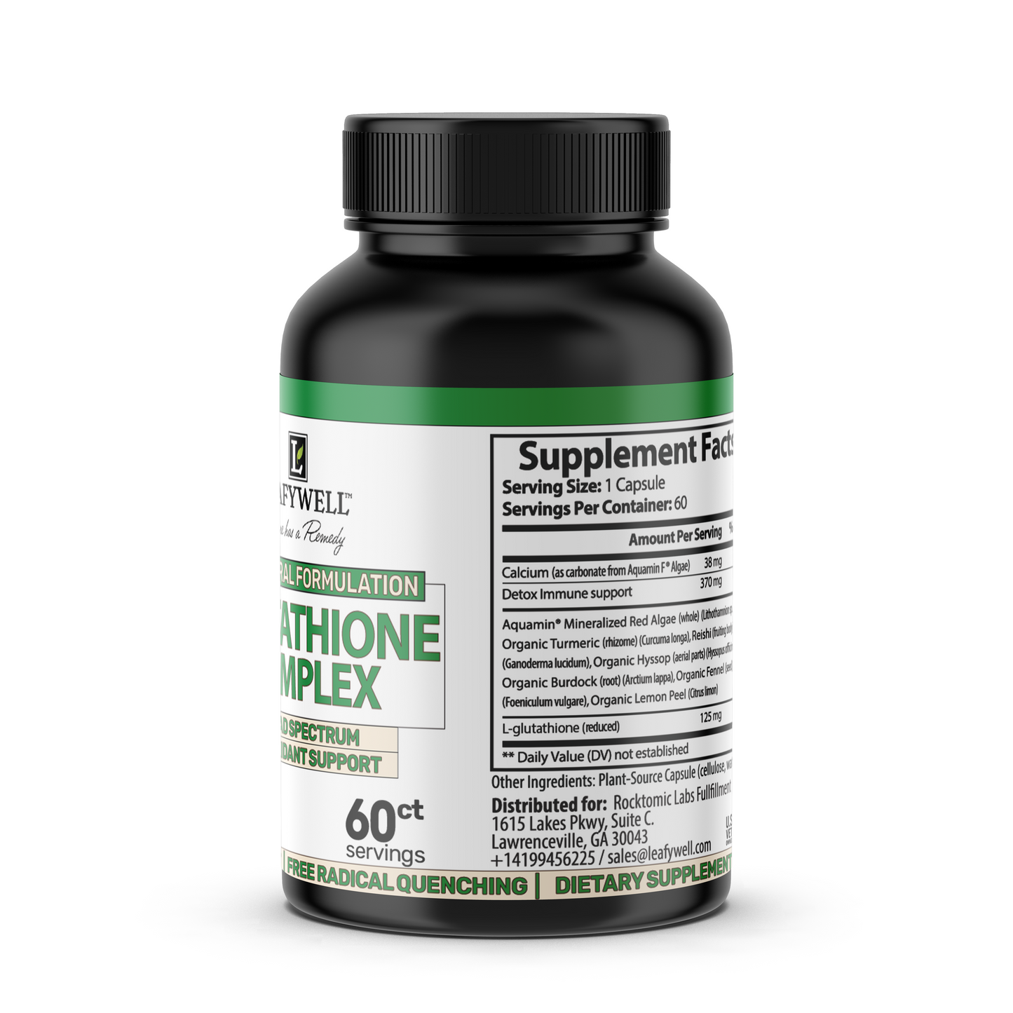 Glutathione Complex – Broad Spectrum Antioxidant Support – 60 Capsules