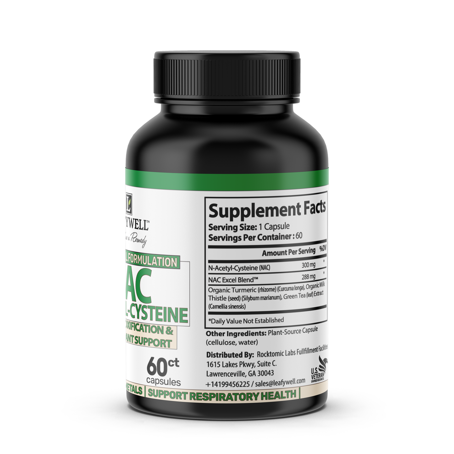 NAC – N‑Acetyl‑Cysteine Liver Detoxification & Antioxidant Support – 60 Capsules