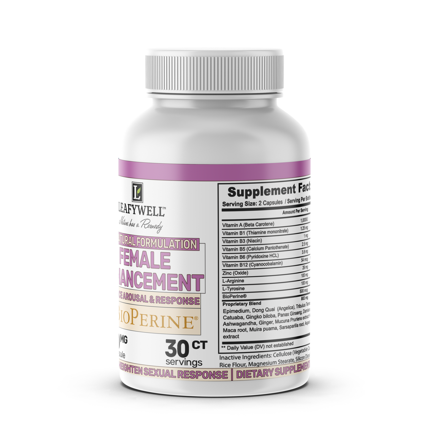 Female Enhancement – Enhance Arousal & Response BioPerine™ – 30 Capsules